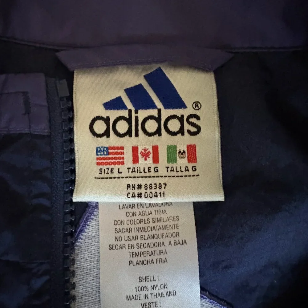 Vintage 90s‎ Adidas Windbreaker Jacket